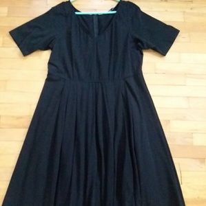 Eshakti black cotton dress